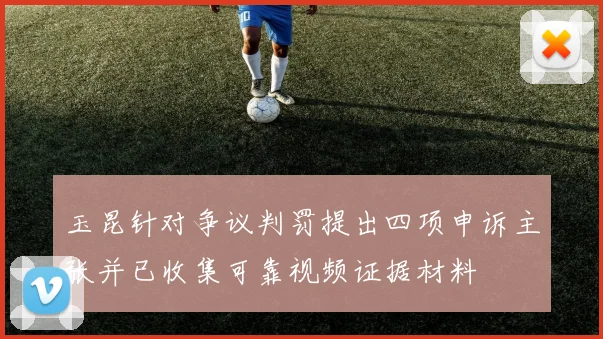 玉昆针对争议判罚提出四项申诉主张并已收集可靠视频证据材料