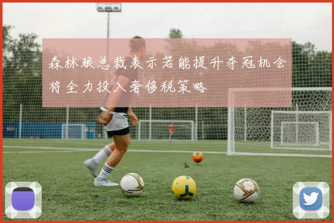 森林狼总裁表示若能提升夺冠机会将全力投入奢侈税策略